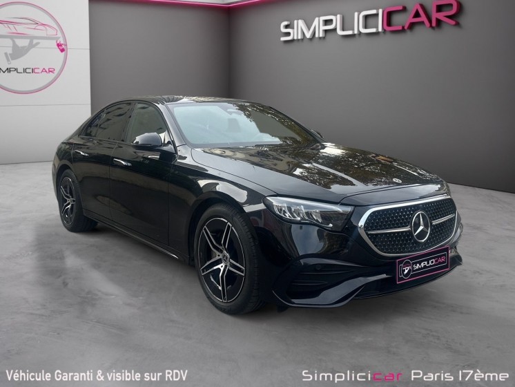 Mercedes classe e amg / garantie 12 mois / pack amg line / garantie 2 ans constructeur occasion paris 17ème (75)(porte...
