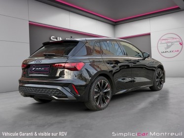 Audi a3 sportback 35 tfsi mild hybrid 150 s tronic 7 s line occasion montreuil (porte de vincennes)(75) simplicicar...