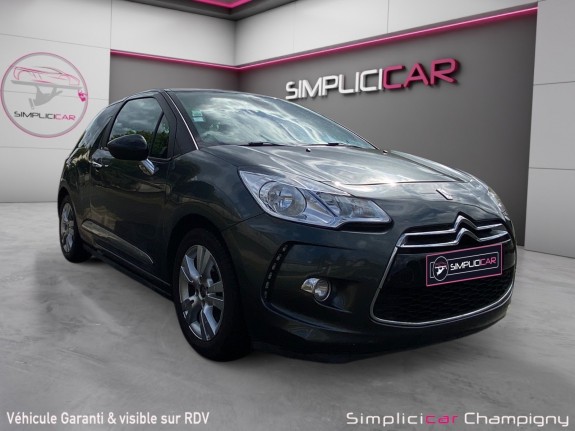 Citroen ds3 e-hdi 90 be chic etg6 boite auto-clim auto- aide au stationnement-gps occasion champigny-sur-marne (94)...