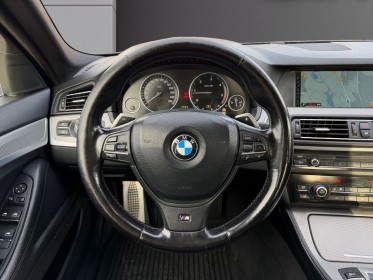 Bmw serie 5 f10 520d 184ch m-sport - carbonne schwartz - radar av ar - coffre electrique - siege electrique occasion...