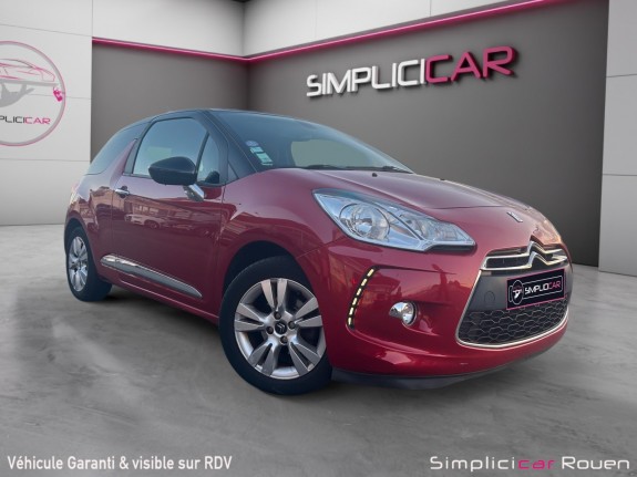 Citroen ds3 vti 120 so chic a occasion simplicicar rouen simplicicar simplicibike france