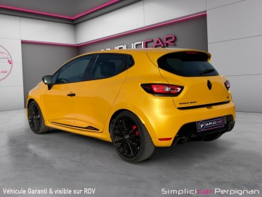 Renault clio iv 1.6 turbo 220 edc rs trophy - jaune sirius - suivi renault  rs monitor - bose - echappement sport akra -......