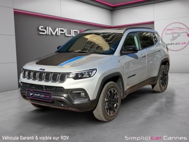 Jeep compass trailhawk 1.3 phev t4 240 ch 4xe eawd occasion cannes (06) simplicicar simplicibike france