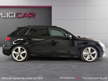 Audi rs3 sportback 2.5 tfsi 400 s tronic 7 quattro apple carplay toit ouvrant garanti 12 mois occasion simplicicar toulouse...