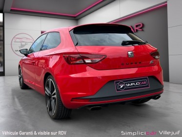 Seat leon sc 2015 2.0 tsi 280 cupra dsg6, bluetooth, radar av/ar, pack black cupra, garantie 12 mois. occasion simplicicar...