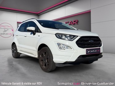 Ford ecosport 1.0 ecoboost 125 bvm6 st-line occasion simplicicar brive la gaillarde  simplicicar simplicibike france