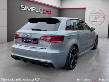 Audi rs3 sportback 2.5 tfsi 367 quattro s tronic 7 occasion  simplicicar nice - pfvauto simplicicar simplicibike france