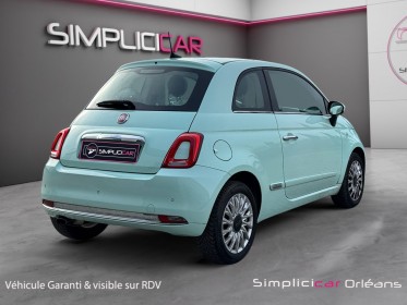 Fiat 500 serie 6 1.2 69 ch eco pack lounge toit pano bluetooth radar ar garantie 12 mois occasion simplicicar orleans...