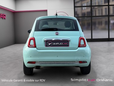 Fiat 500 serie 6 1.2 69 ch eco pack lounge toit pano bluetooth radar ar garantie 12 mois occasion simplicicar orleans...