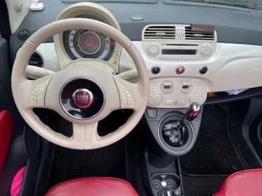 Fiat 500c 0.9 8v 85 ch twinair ss lounge, décapotable, sellerie cuire, garantie 12 mois. occasion simplicicar villejuif ...
