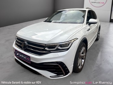 Volkswagen tiguan 1.4 ehybrid 245ch dsg6 r-line garantie constructeur 2027 full options attelage toit ouvrant occasion...