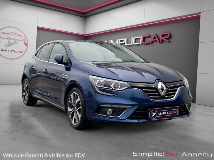 Renault megane 1,2 l tce 130 edc intens bose - entretien renault - garantie 12 mois occasion simplicicar annecy simplicicar...