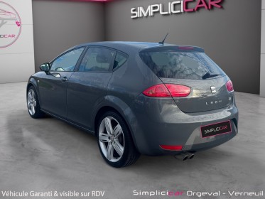 Seat leon fr 2.0 tsi 210 ch toit ouvrant/ sieges chauffants dsg boite automatique occasion simplicicar orgeval  simplicicar...