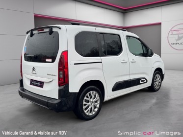 Citroen berlingo taille xl bluehdi 130 ss bvm6 feel pack tpmr garantie 12 mois occasion simplicicar limoges  simplicicar...