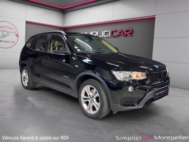 Bmw x3 f25 lci sdrive18d 150ch lounge plus garantie 12 mois occasion montpellier (34) simplicicar simplicibike france