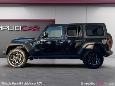 Jeep wrangler my21 unlimited 4xe 2.0 l t 380 ch phev 4x4 bva8 rubicon occasion  simplicicar nice - pfvauto simplicicar...