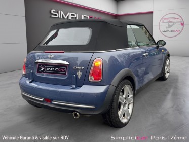 Mini cooper 1,6l cooper cabriolet / radar de recul occasion paris 17ème (75)(porte maillot) simplicicar simplicibike france