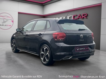 Volkswagen polo 1.0 tsi 115 ss dsg7 r-line exclusive carplay camera sellerie mixte tissu alcantara garantie 12 mois occasion...
