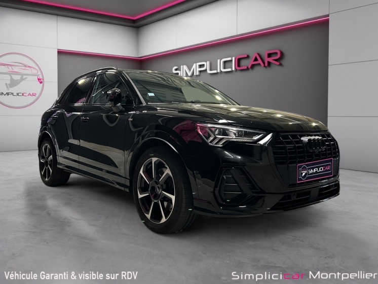 Audi q3 45tfsi 230 ch sline s tronic 7 quattro toit ouvrant bang and olufsen garantie 12 mois occasion montpellier (34)...