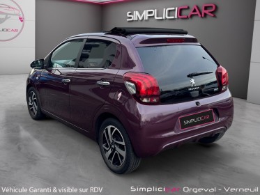Peugeot 108 1.2 82ch bvm5 allure top / toit ouvrant / camera de recul occasion simplicicar orgeval  simplicicar simplicibike...