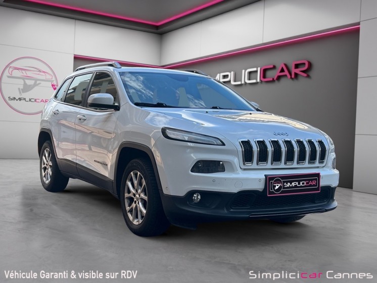 Jeep cherokee active drive i longitude a 2.0l multijet ii 170 4x4 occasion cannes (06) simplicicar simplicibike france