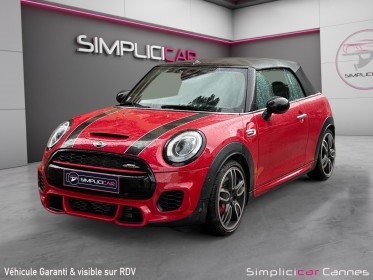 Mini cabriolet f57 lci 231 ch john cooper works bva8 finition jcw pro occasion cannes (06) simplicicar simplicibike france