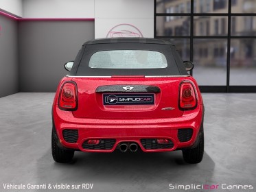 Mini cabriolet f57 lci 231 ch john cooper works bva8 finition jcw pro occasion cannes (06) simplicicar simplicibike france