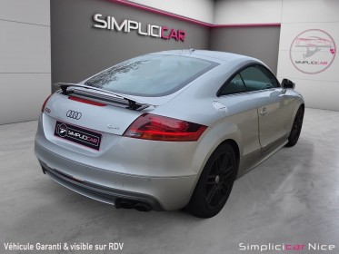 Audi tts coupe 2.0 tfsi 272 quattro s-tronic occasion  simplicicar nice - pfvauto simplicicar simplicibike france