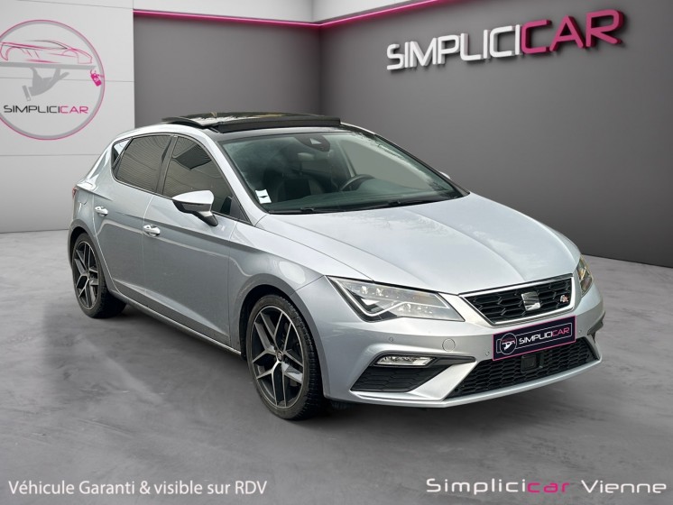 Seat leon 2.0 tsi 190 start/stop dsg7 fr toit ouvrant garantie 12 mois occasion simplicicar vienne simplicicar simplicibike...