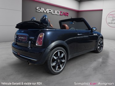 Mini cabriolet r52 cooper 1.6 115ch sidewalk entretien a jour occasion avignon (84) simplicicar simplicibike france