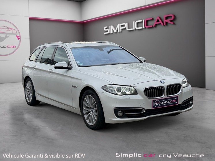 Bmw serie 5 touring f11 lci 530d xdrive 258 ch luxury/ t.o / caméra / attelage / sièges av et arr chauffant occasion...