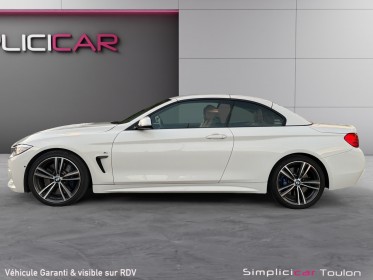 Bmw serie 4 cabriolet f33 440i 326cv propulsion - suivi entretien - pack m-sport - intérieur cuir - harman kardon -...