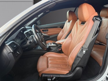 Bmw serie 4 cabriolet f33 440i 326cv propulsion - suivi entretien - pack m-sport - intérieur cuir - harman kardon -...