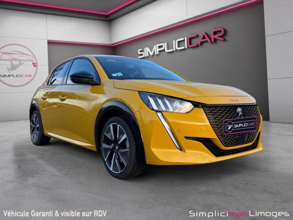 Peugeot 208 electrique 50 kwh 136ch gt line occasion simplicicar limoges  simplicicar simplicibike france