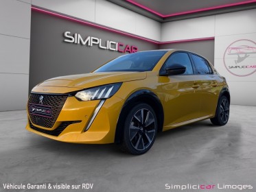 Peugeot 208 electrique 50 kwh 136ch gt line occasion simplicicar limoges  simplicicar simplicibike france