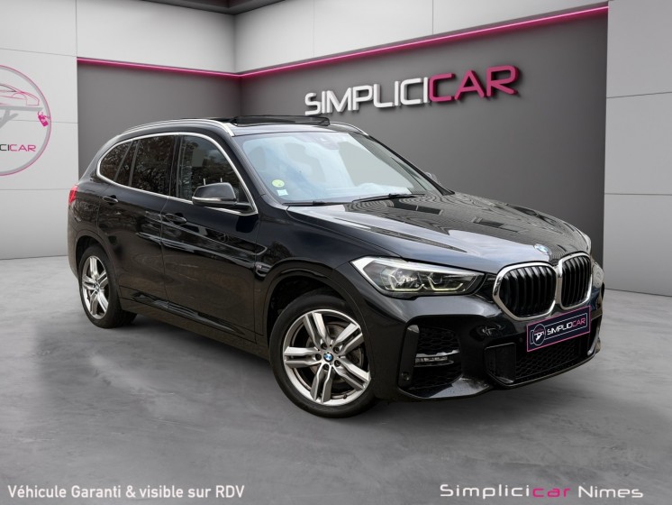 Bmw x1 f48 lci m sport xdrive 18d 150 ch bva8 - toit ouvrant - sièges chauffants - caméra - garantie 12 mois occasion...