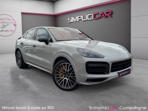 Porsche cayenne coupe turbo s e-hybrid 4.0 v8 680 ch gris craie - full - faible km - immat fr - occasion simplicicar...