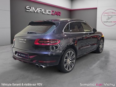 Porsche macan turbo 3.6l v6 400 ch pdk française révisée porsche approved sièges electriques toit ouvrant occasion...