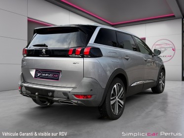 Peugeot 5008 2.0 bluehdi 180ch ss eat6 gt 7 places attelage caméra de recul carplay garantie 12 mois occasion simplicicar...