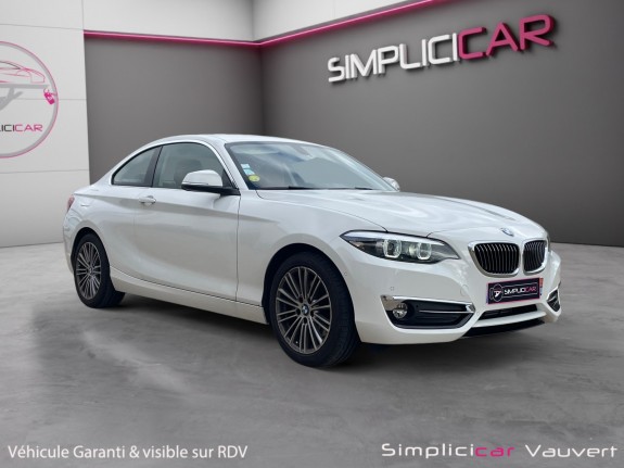Bmw serie 2 coupe f22 lci2 220d 190 ch luxury, cuir dakota cognac, caméra, garantie 12 mois occasion simplicicar lunel...