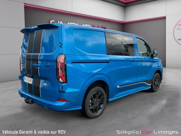 Ford transit custom fourgon 300 l1 2.0 ecoblue 170 ch bva8 limited occasion simplicicar limoges  simplicicar simplicibike...