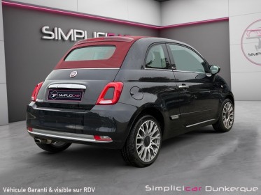 Fiat 500c serie 6 1.2 69 ch lounge toit ouvrant radar stationnement ar bluetooth garantie 12 mois occasion simplicicar...
