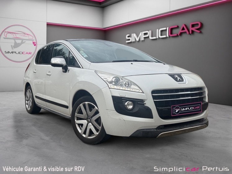 Peugeot 3008 hybrid4 2.0 hdi 163ch fap bmp6  electric 37ch 88g toit panoramique affichage tête haute garantie 12 mois...