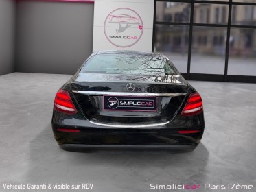 Mercedes classe e 200 d 9g-tronic avantgarde line/ radar de recul / sieges chauffants/ occasion paris 17ème (75)(porte...