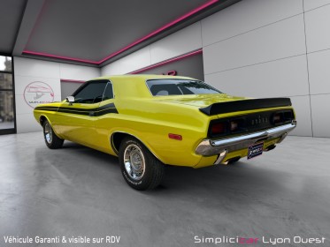 Dodge challenger 1972 - rare collector- 1ère main française - 340 ci lemon yellow - garantie 12 mois - occasion simplicicar...