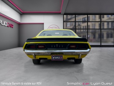Dodge challenger 1972 - rare collector- 1ère main française - 340 ci lemon yellow - garantie 12 mois - occasion simplicicar...