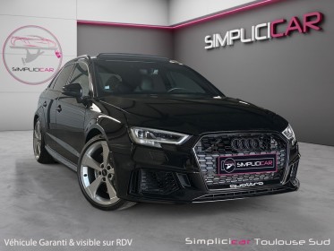 Audi rs3 sportback 2.5 tfsi 400 s tronic 7 quattro apple carplay toit ouvrant garanti 12 mois occasion simplicicar toulouse...