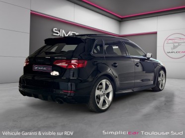 Audi rs3 sportback 2.5 tfsi 400 s tronic 7 quattro apple carplay toit ouvrant garanti 12 mois occasion simplicicar toulouse...