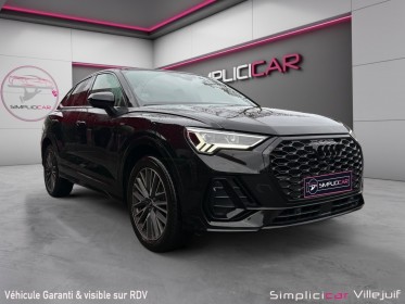 Audi q3 sportback 45 tfsie  245 ch s tronic 6 s line, courant électrique, intérieure full cuir, caméras de recul et...