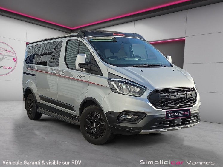Ford transit custom nugget 320 l1h1 2.0 ecoblue 150 trail finition dethleffs globevan garantie 12 mois occasion scl 56 -...